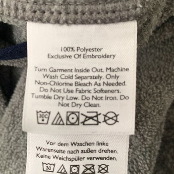 Eddie Bauer Fleece Gray Pullover Size 2XL - Picture 3 of 8